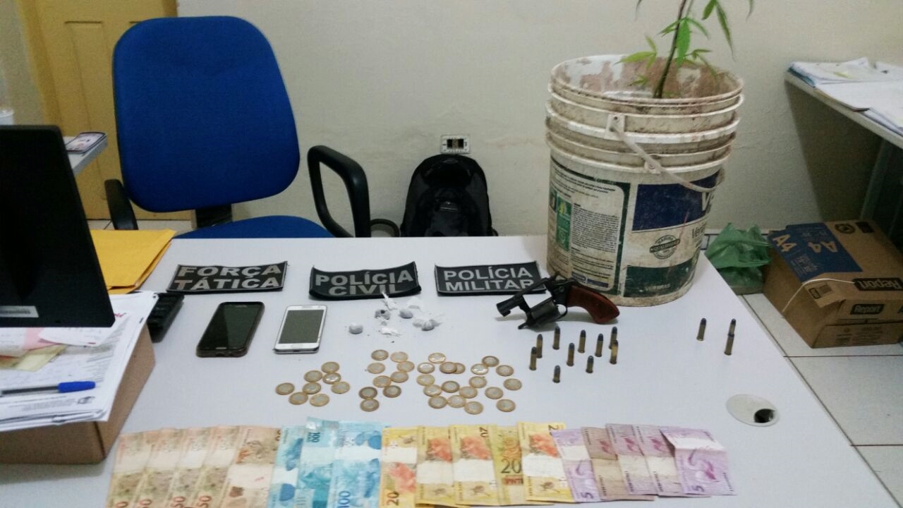 Material apreendido na operação Zé Pereira Seguro