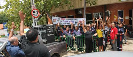 Servidores do SAMU aderem ao movimento grevista