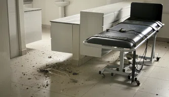 Novos leitos construídos estão em estado de abandono e processo de deteriorização Novos leitos construídos estão em estado de abandono e processo de deteriorização