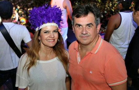 Iracema Portella e Ciro Nogueira