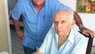 O vereador Edson Melo e seu pai