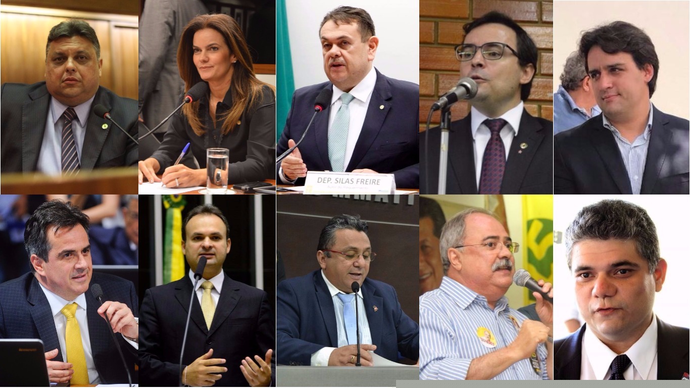 Alguns dos políticos piauienses citados na lista da JBS