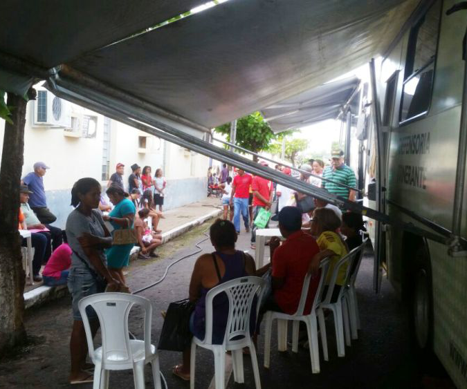 Defensoria Itinerante chega em Palmerais nesta terça-feira.