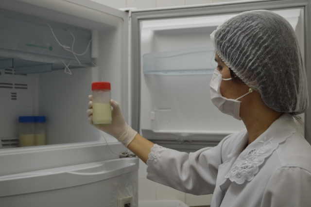 A MDER precisa de 8 a 10 frascos de leite materno por dia.