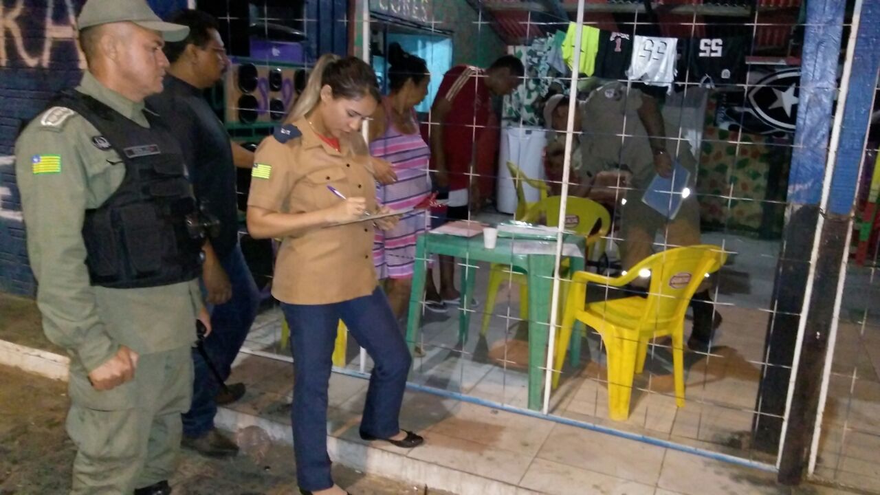Operação Rede fiscaliza bares e restaurantes em Floriano.