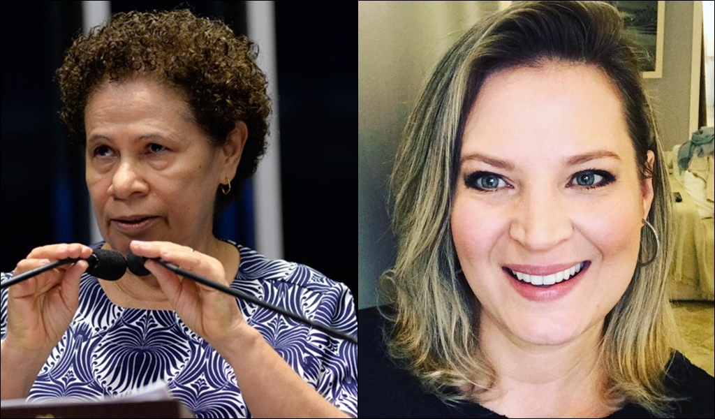 Regina Sousa e Joice Halssemann