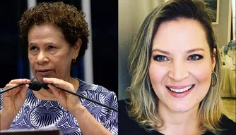 Regina Sousa e Joice Halssemann