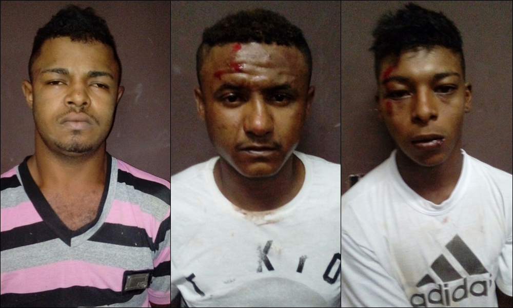 Trio preso pela Força Tática em Floriano