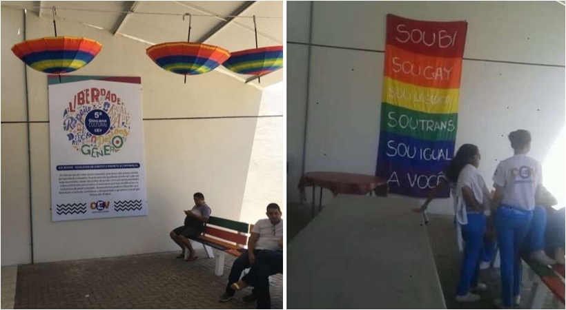 Cartazes da gincana do colégio CEV