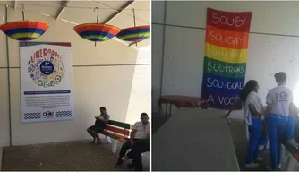 Cartazes da gincana do colégio CEV