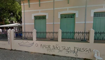 Pichação no centro de Teresina