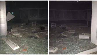 Agência da Caixa invadida em Oeiras