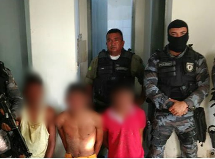 Homem e adolescentes são autuados com drogas em Floriano.