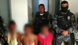 Homem e adolescentes são autuados com drogas em Floriano.
