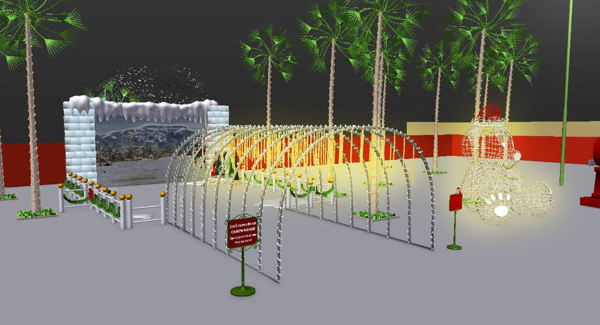 Decoração de Natal da cidade de Campo Maior.