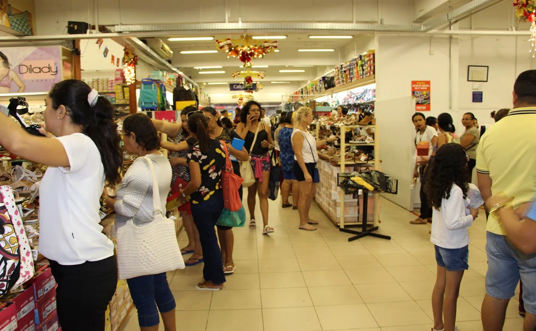 Vendas de loja no período natalino