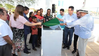Inauguração de obras em Oeiras-PI.