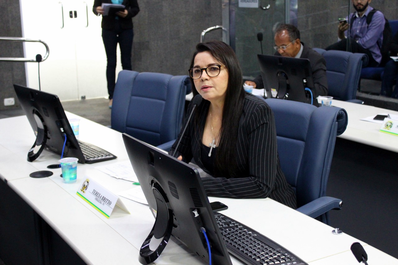 Vereadora Teresa Britto (PV).