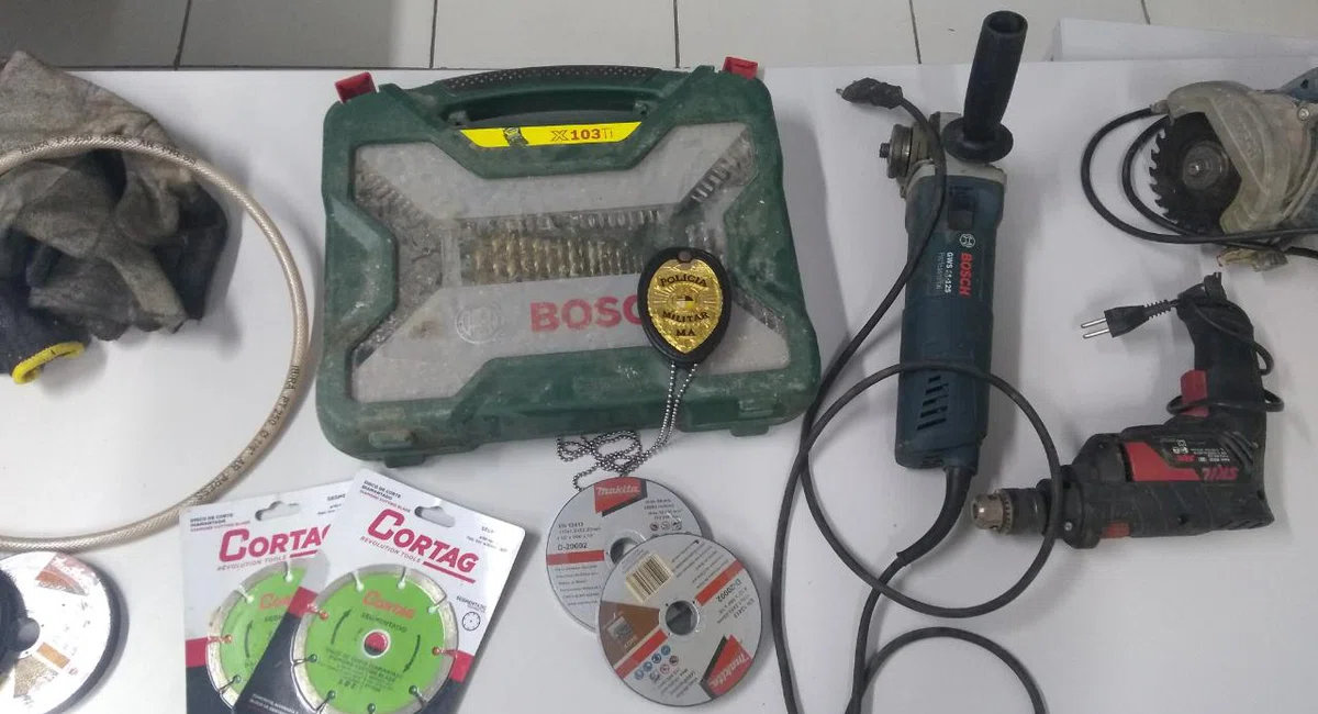 Materiais de roubo