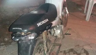 Motocicleta apreendida em Timon