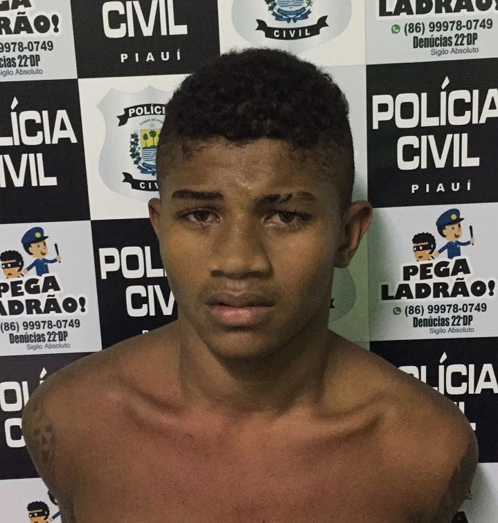Preso Thiago Alisson dos Santos, o Thiaguinho.