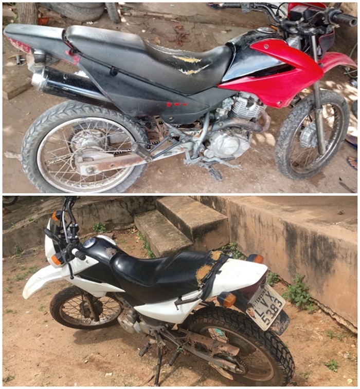 PM apreende duas motos com registro de roubo em Timon.