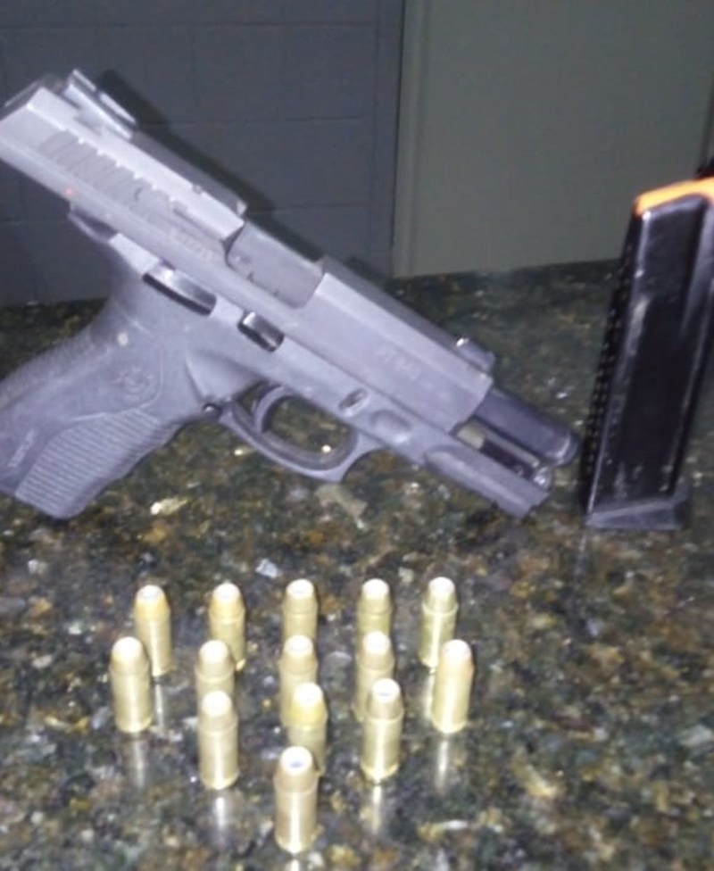 Arma furtada da residência da policial