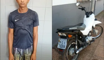 Homem é flagrado em Timon com motocicleta roubada em Timon.