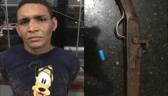 Jovem é preso com arma de fogo após esfaquear homem em Timon.