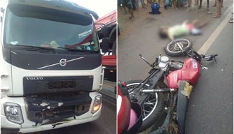 Acidente com vítima fatal na BR 316 em Timon