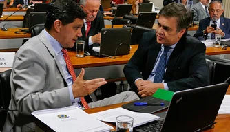 Senador Ricardo Ferraço e o senador Cássio Cunha Lima.