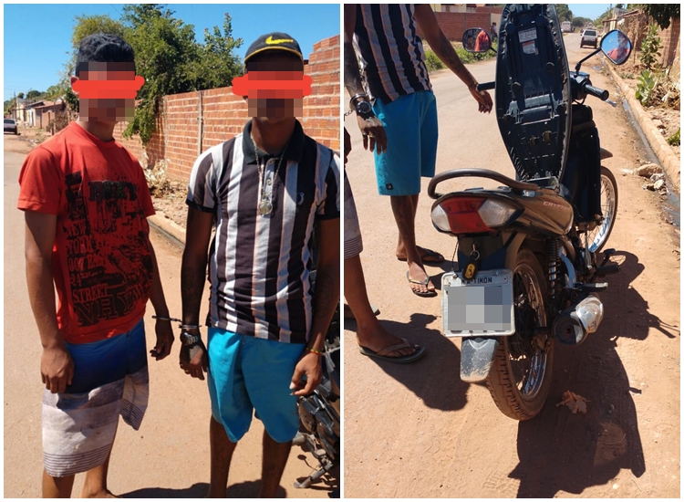 Os menores foram apreendidos na manha desta terça-feira (24).
