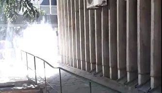 Princípio de incêndio no prédio da Seduc