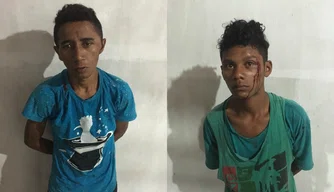 Acusados invadiram residência no Conjunto Padre Delmiro e renderam vítima.