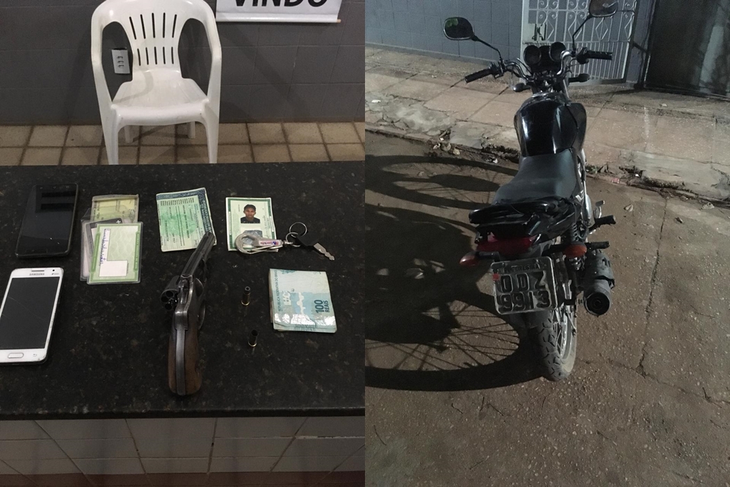 Objetos foram apreendidos em poder dos acusados.