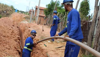 Empresa fará obra de interligação de uma adutora.