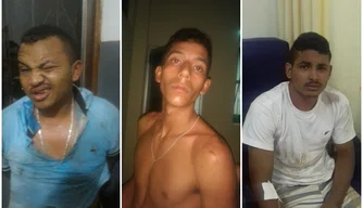 Francisco, Geovanni e José foram capturados pela PM.