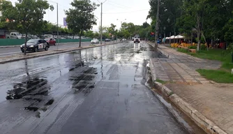 Trecho interditado na Avenida Raul Lopes foi liberado neste domingo (23).