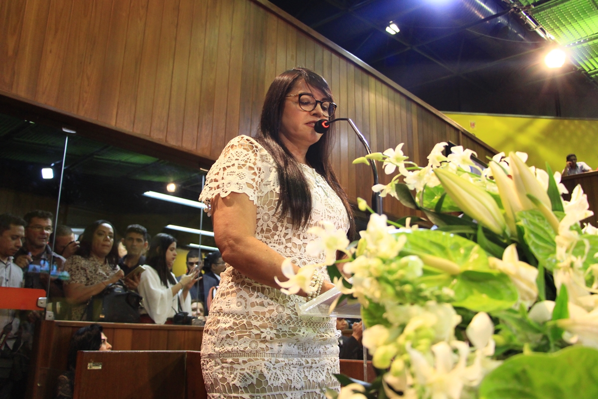 Deputada estadual Teresa Britto (PV).