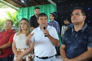 Wellington Dias prestigiou, a solenidade que foi realizada em Demerval Lobão.