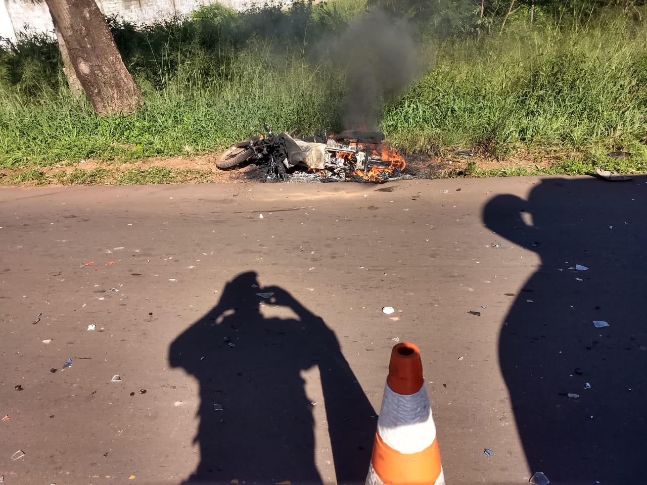 Acidente aconteceu na manhã desta quarta-feira (24).
