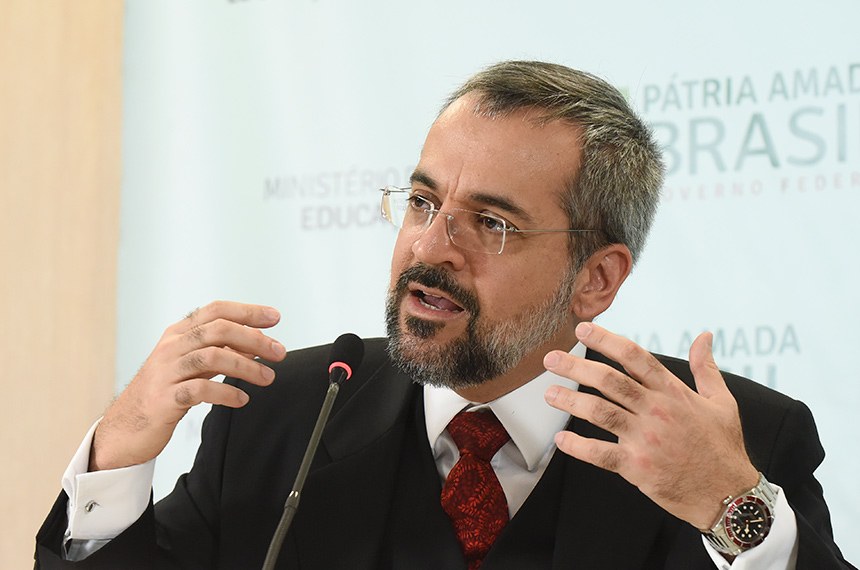 Abraham Weintraub, ministro da Educação.