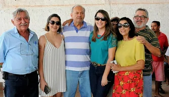 Registro do ex-prefeito durante encontro de campanha do deputado estadual