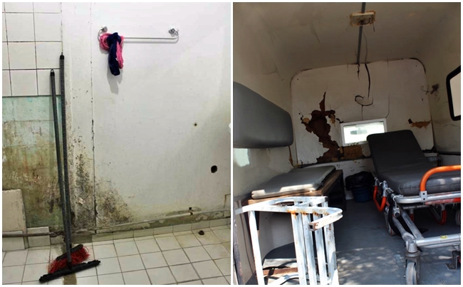 Visitas aos hospitais.