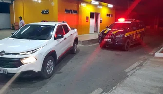 Veículo apreendido pela PRF.