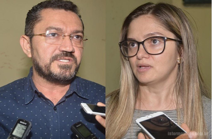 Padre Walmir e Maria Santana