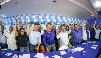 Ciro Nogueira e Prefeito Firmino Filho durante filiações