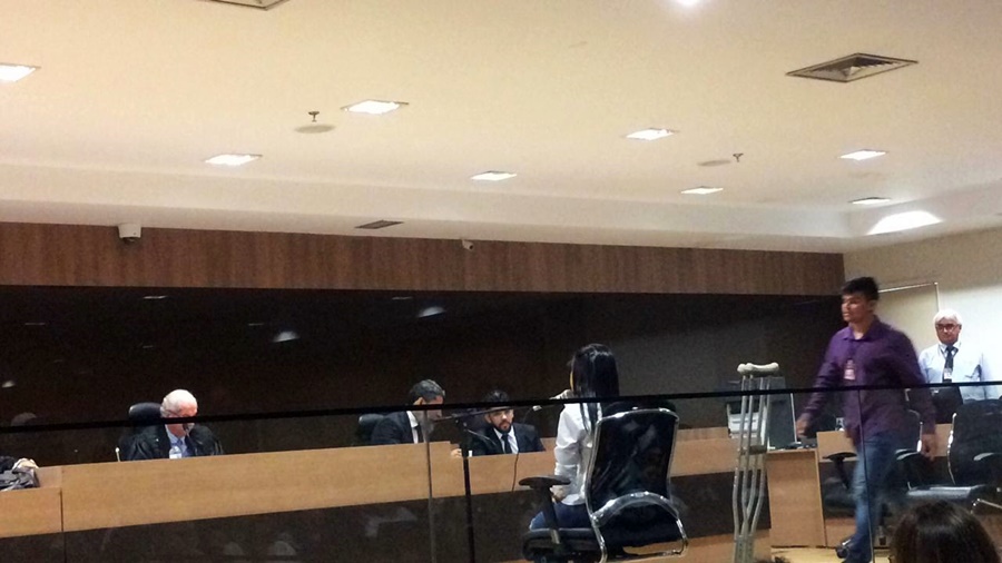 Anuxa foi a primeira a depor na manhã desta sexta (22).