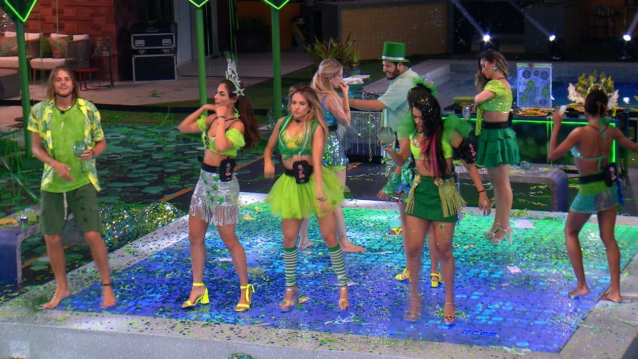 Festa de ontem, no BBB.