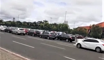 Motoristas de aplicativos realizaram protesto na Câmara Municipal